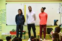 VISITE DES ECOLES POUR LES ATHLETES DIONYSIENS !